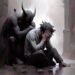 ai generated, despair, sad, depression, grief, lonliness, misery, pain, expression, man, devil, depression, depression, depression, depression, devil, devil, devil, devil, devil